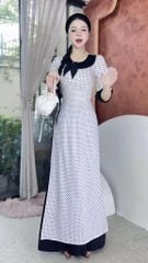 Áo Dài Món Qùa Nơ AD2956 (áo lẻ)