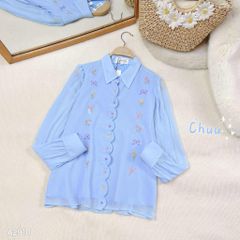 Áo Sơ Mi Vườn Nơ Nhỏ AT9001.2910