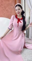 Áo Dài Cổ Sen 3 Màu+PK AD9001.2939 (áo lẻ)