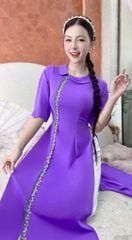 Áo Dài Dây Hoa Sắc Màu AD2957 (Áo lẻ)