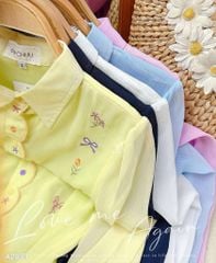 Áo Sơ Mi Vườn Nơ Nhỏ AT9001.2910