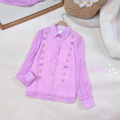 Áo Sơ Mi Vườn Nơ Nhỏ AT9001.2910