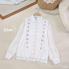 Áo Sơ Mi Vườn Nơ Nhỏ AT9001.2910