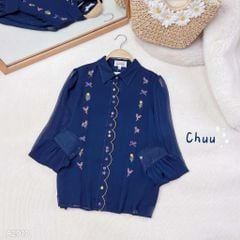 Áo Sơ Mi Vườn Nơ Nhỏ AT9001.2910