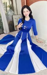 Áo Dài Chùm Hoa Dại AD2967 (áo lẻ)