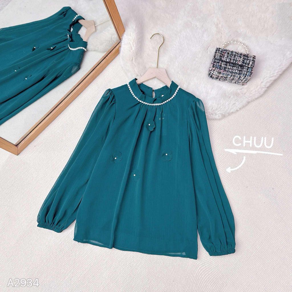 Aó Hoa Ngọc Ngàn Cánh A2934