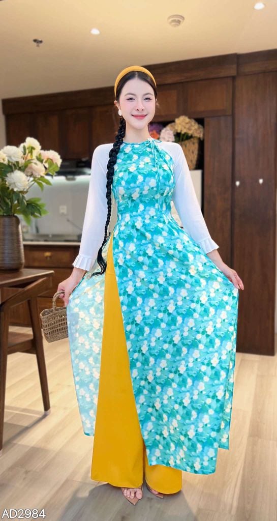 Áo Dài Tóc Tết Nhuỵ AD2984 (áo lẻ)