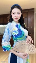 Áo Dài Tay Ngọc Lúc Lắc AD2973 (áo lẻ)