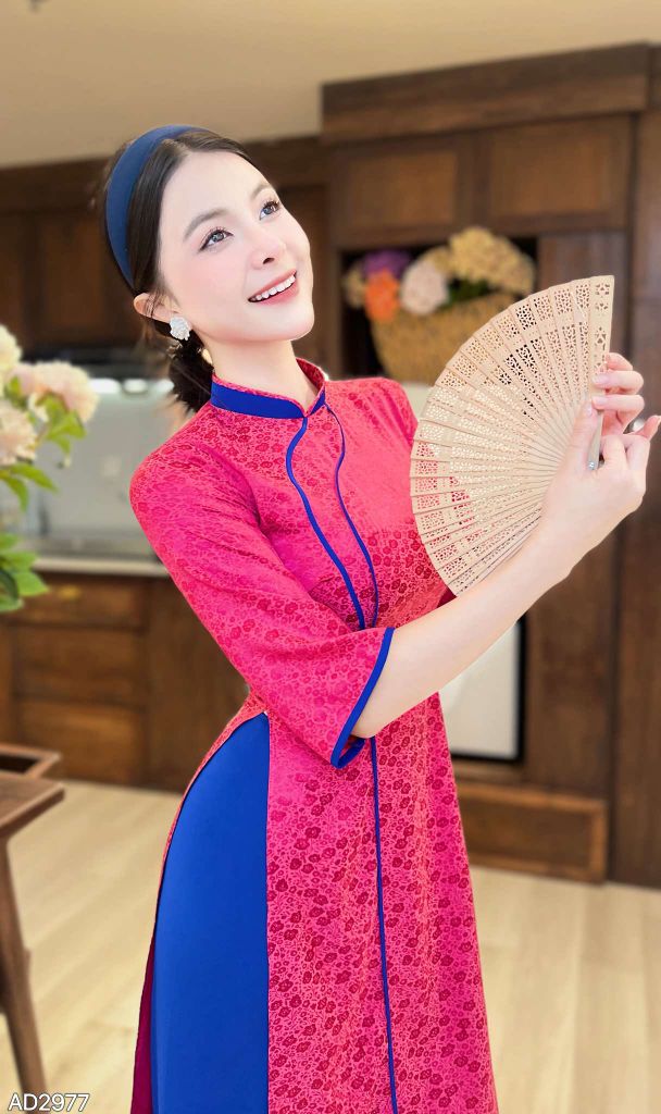 Áo Dài Gấm Cửu Long Giang AD2977 (áo lẻ)