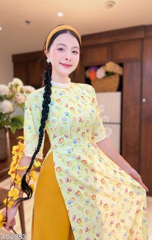 Áo Dài Yến Tầm Xuân AD2983 (Áo lẻ)