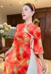 Áo Dài Lâm Yên Tử AD2979 (áo lẻ)