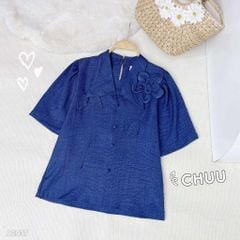 Áo Sơ Mi Cành Hoa Nở A2937