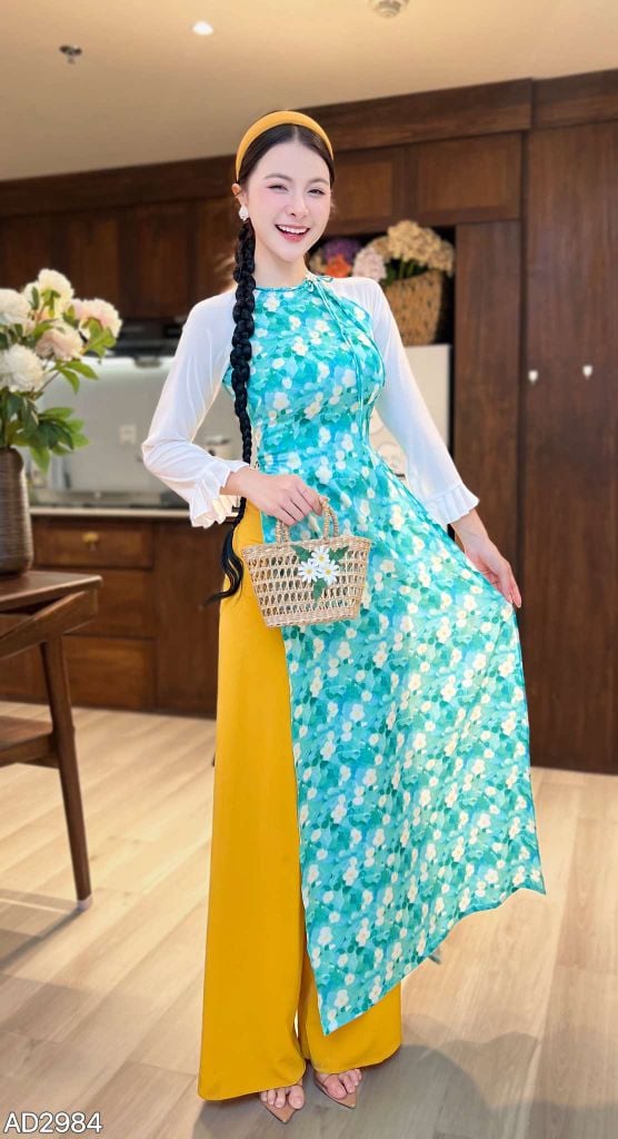 Áo Dài Tóc Tết Nhuỵ AD2984 (áo lẻ)