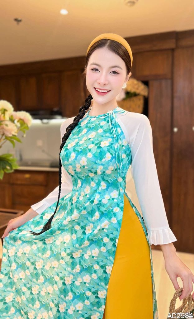 Áo Dài Tóc Tết Nhuỵ AD2984 (áo lẻ)