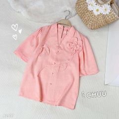 Áo Sơ Mi Cành Hoa Nở A2937