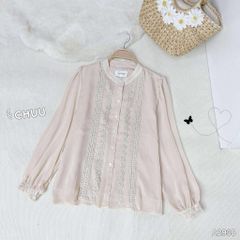 Áo Sơ Mi Tơ Hoa Cỏ Mềm A2938