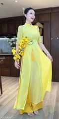 Áo Dài 4T CÀNH LỘC XUÂN + PK AD2995 (áo lẻ)
