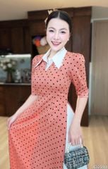 Áo Dài Bi + Cổ Sơ Mi AD2994 (áo lẻ)