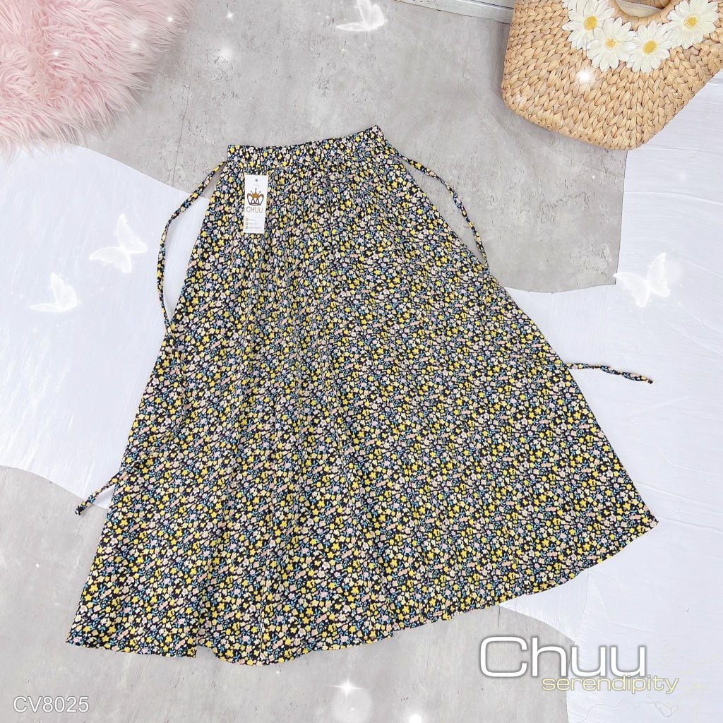 Chân Váy Midi Hoạ Tiết CV9002.8025
