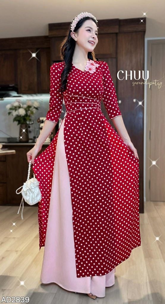 Áo Dài Phú Quý AD2839 (áo lẻ)