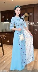Áo Dài Cơn Mưa Nhỏ AD2987 (áo lẻ)