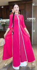 Áo Dài 4 Tà Khánh Niên AD9003.2692 (áo lẻ)