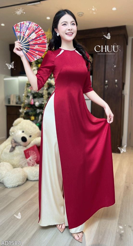 Áo Dài Huyền Trân Công Chúa AD1584 (áo lẻ)