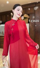 Áo Dài 4T Ngũ Thân Đài Cát + PK AD2997 (áo lẻ)