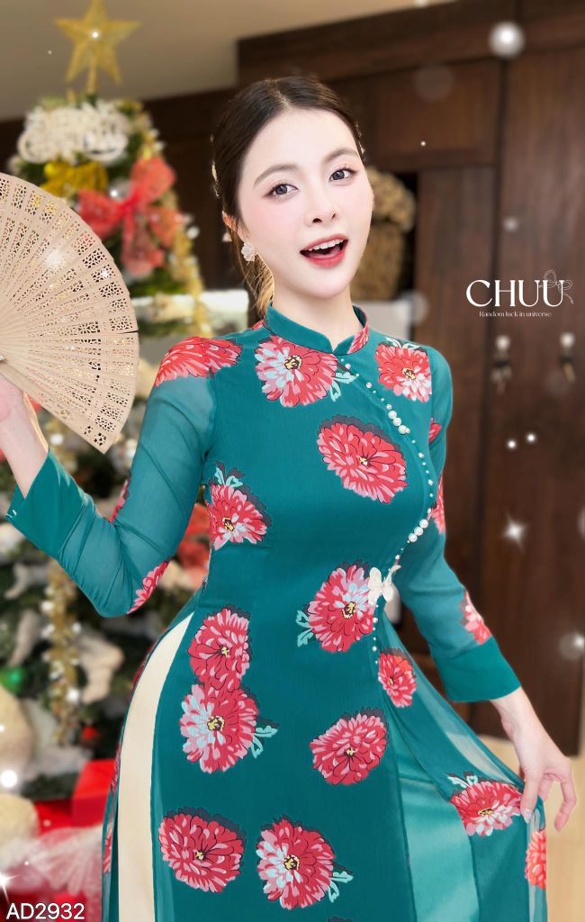 Áo Dài 4T Ngọc Nhũ AD2932 (áo lẻ)