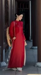 Áo Dài 4T Ngũ Thân Đài Cát + PK AD2997 (áo lẻ)