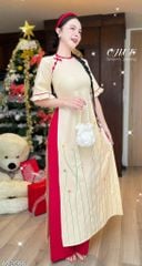 Áo Dài Hoa Dại Ven Đường AD2006