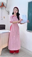 Áo Dài Hoa Dại Ven Đường AD2006