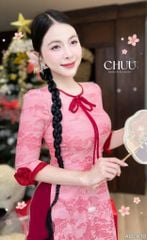 Áo Dài Vườn Địa Đàng Kèm Phụ Kiện AD2010 (áo lẻ)