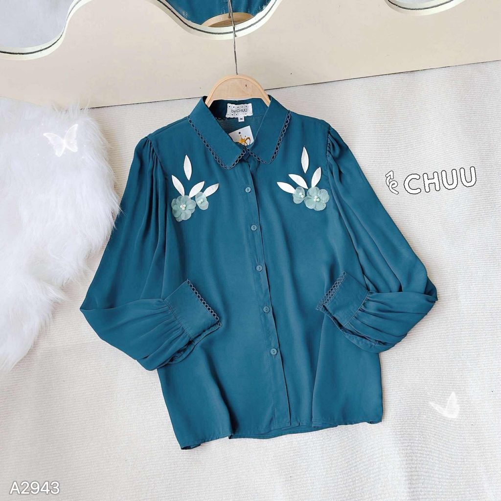 Áo Sơ Mi Hoa Đua Nở A2943