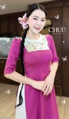 Áo Dài Giỏ Lan Rừng AD2016 (áo lẻ)