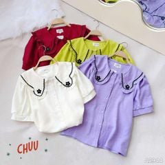 Áo Sơ Mi Vân Mây Hoa Đen + 2PK A2944