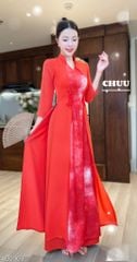 Áo Dài Ngọn Lửa Đỏ AD2003 (áo lẻ)