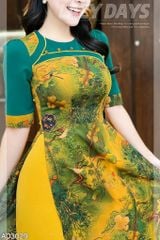 Áo Dài Line Nút Bọc P2 AD9002.3029 (áo lẻ)