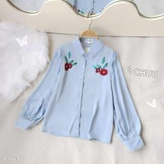 Áo Sơ Mi Hoa Đua Nở A2943