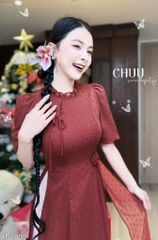 Áo Dài 4 Tà Đàn Bầu AD2802 (Áo lẻ)