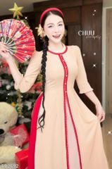 Áo Dài 4 Tà Khánh Niên AD9003.2692 (áo lẻ)