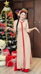 Áo Dài 4 Tà Khánh Niên AD9003.2692 (áo lẻ)
