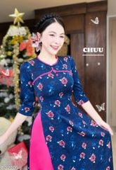 Áo Dài Dấu Ngoặc Nhọn AD2005 (áo lẻ)