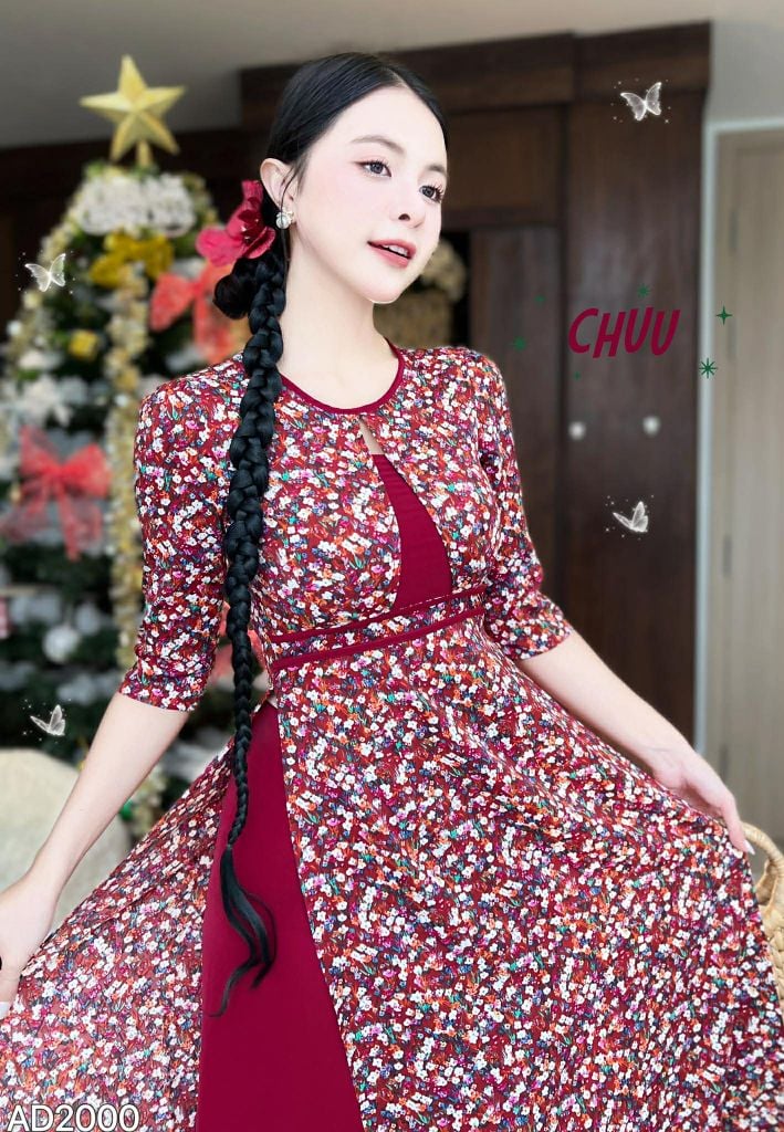 Áo Dài Tháp Tam Giác AD2000 (áo lẻ)