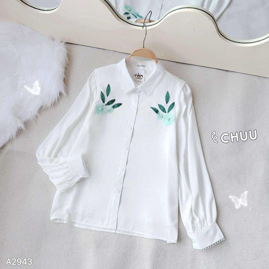 Áo Sơ Mi Hoa Đua Nở A2943