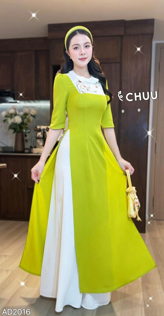 Áo Dài Giỏ Lan Rừng AD2016 (áo lẻ)