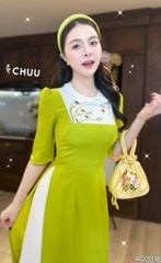 Áo Dài Giỏ Lan Rừng AD2016 (áo lẻ)