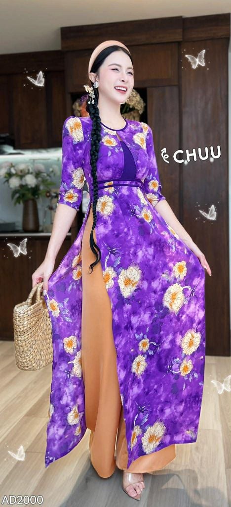 Áo Dài Tháp Tam Giác AD2000 (áo lẻ)