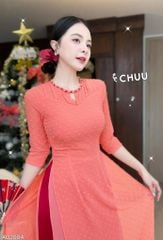 Áo Dài 4 Tà Chuỗi Pha Lê Nhỏ AD2004