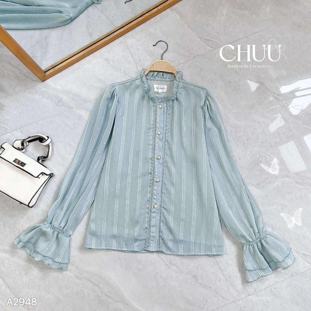 Áo Sơ Mi Tay Loe Đôi A2948